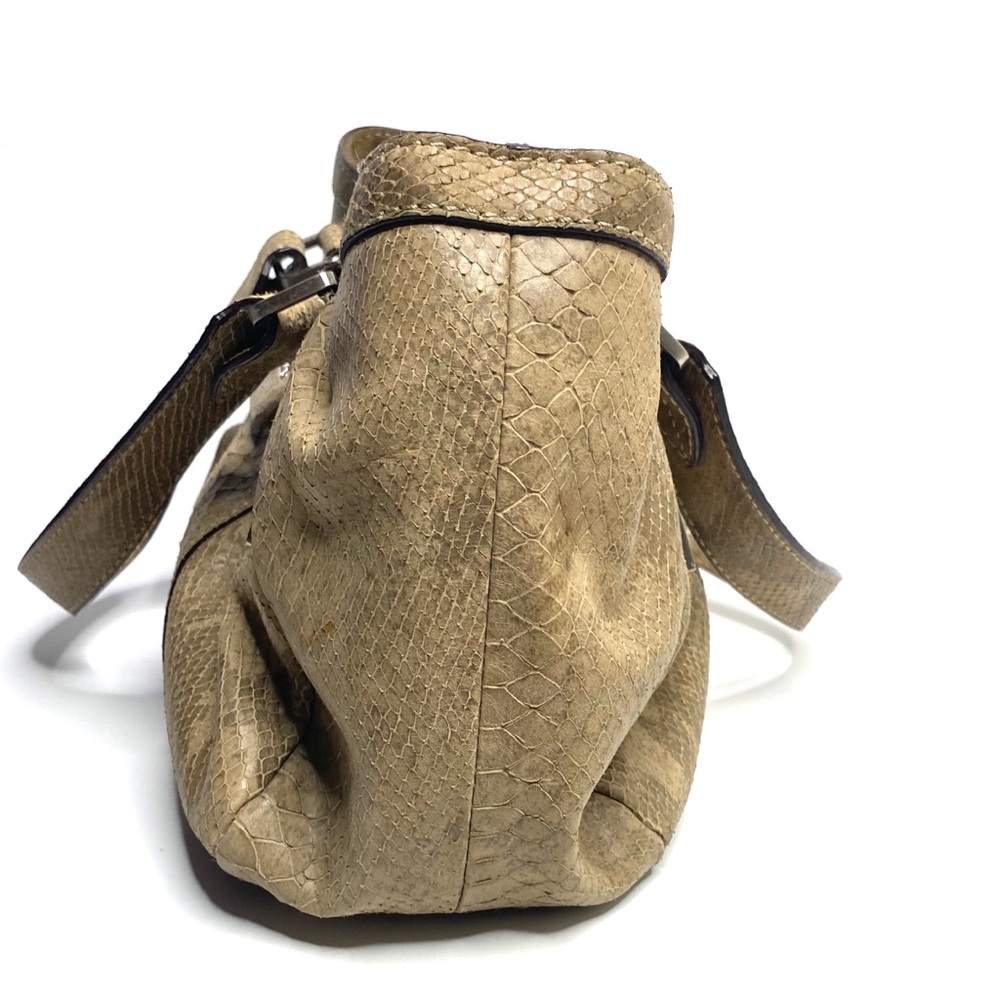 Calvin Klein Leather Embossed Snakeskin Bag - Picture 6 of 12